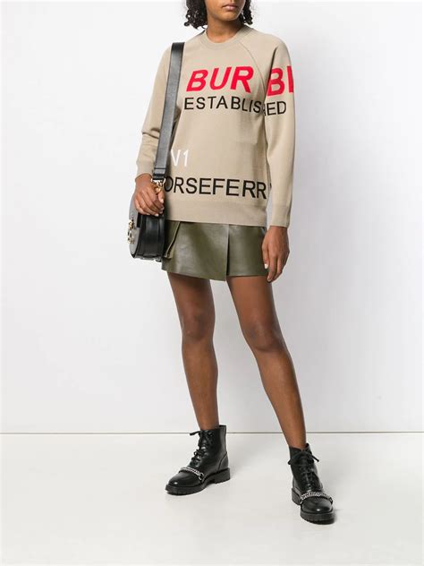 farfetch burberry sweater|burberry sweaters for women.